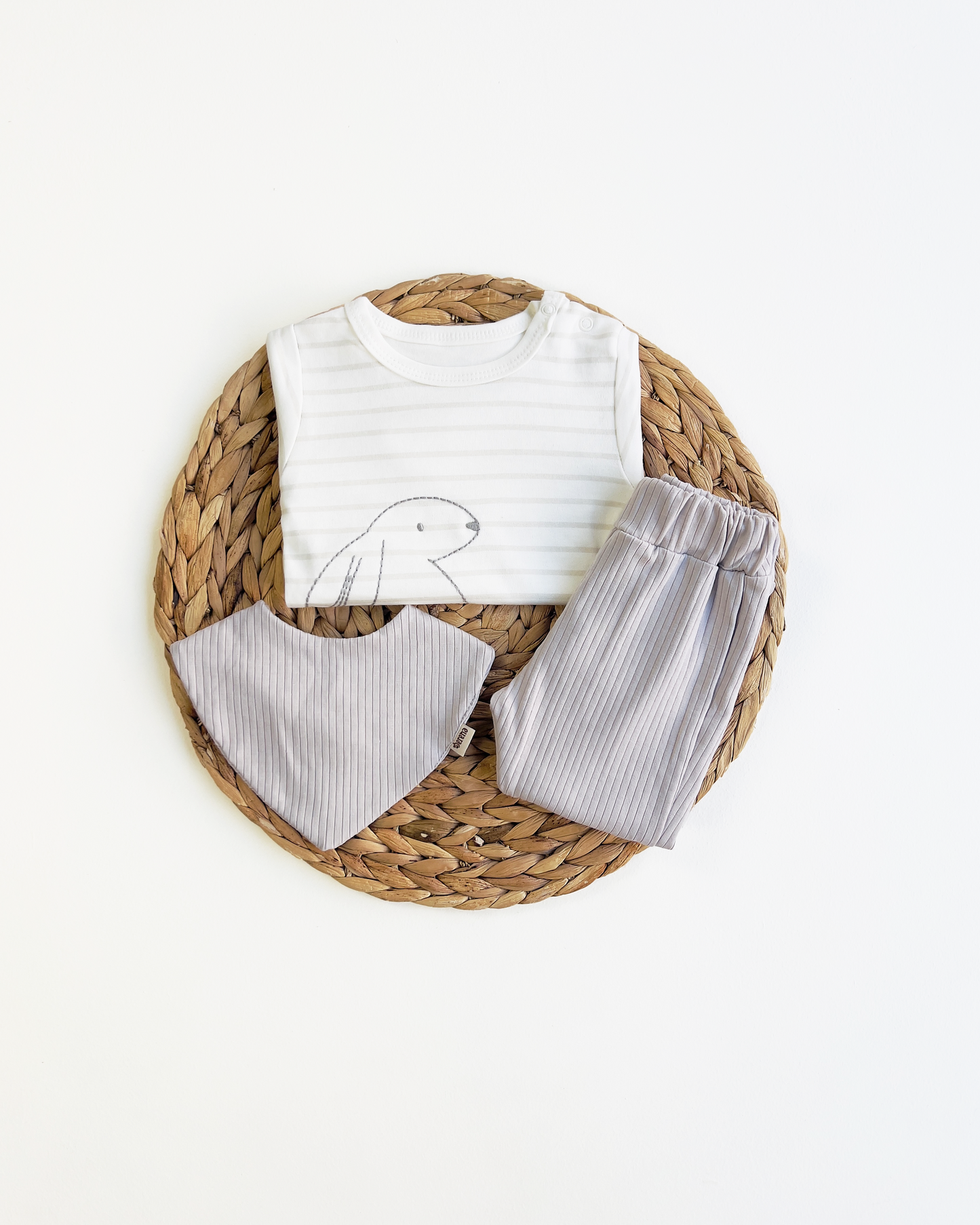 Baby Bodysuit & Pants set "Bunny"