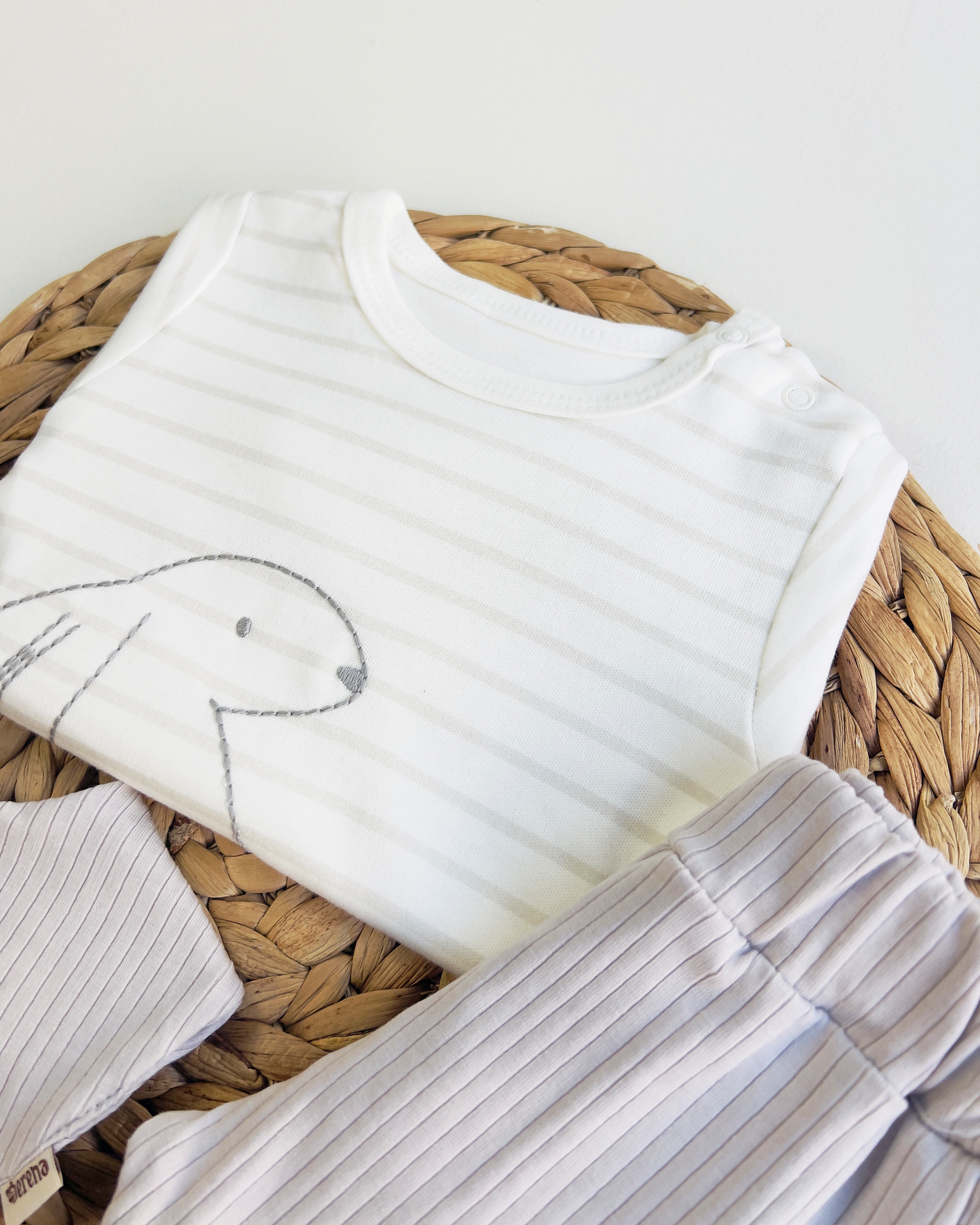 Baby Bodysuit & Pants set "Bunny"
