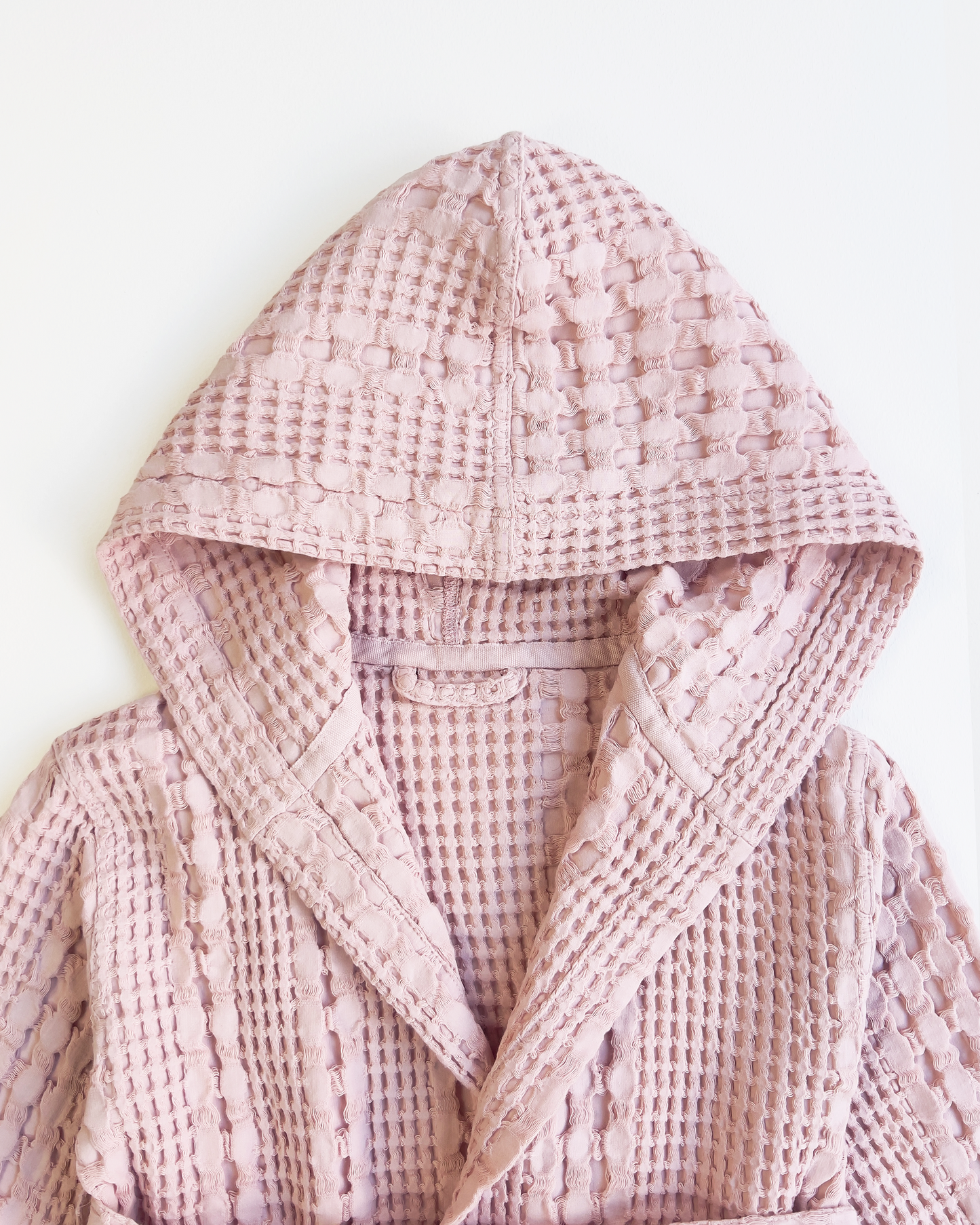 Organic Waffle Cotton Kids Bathrobe