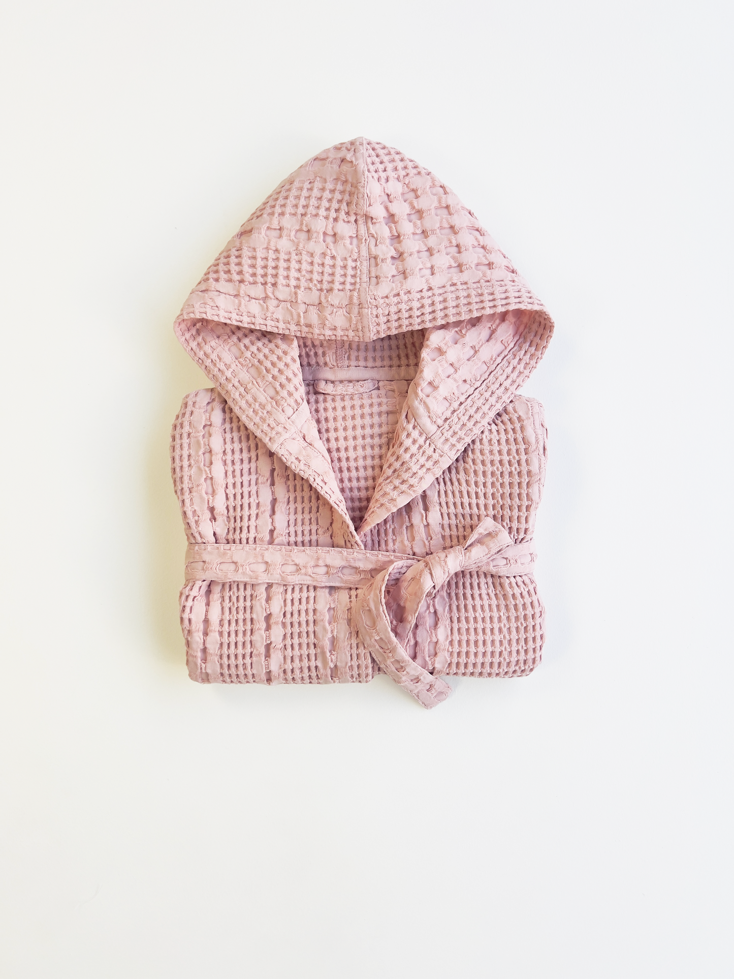 Organic Waffle Cotton Kids Bathrobe
