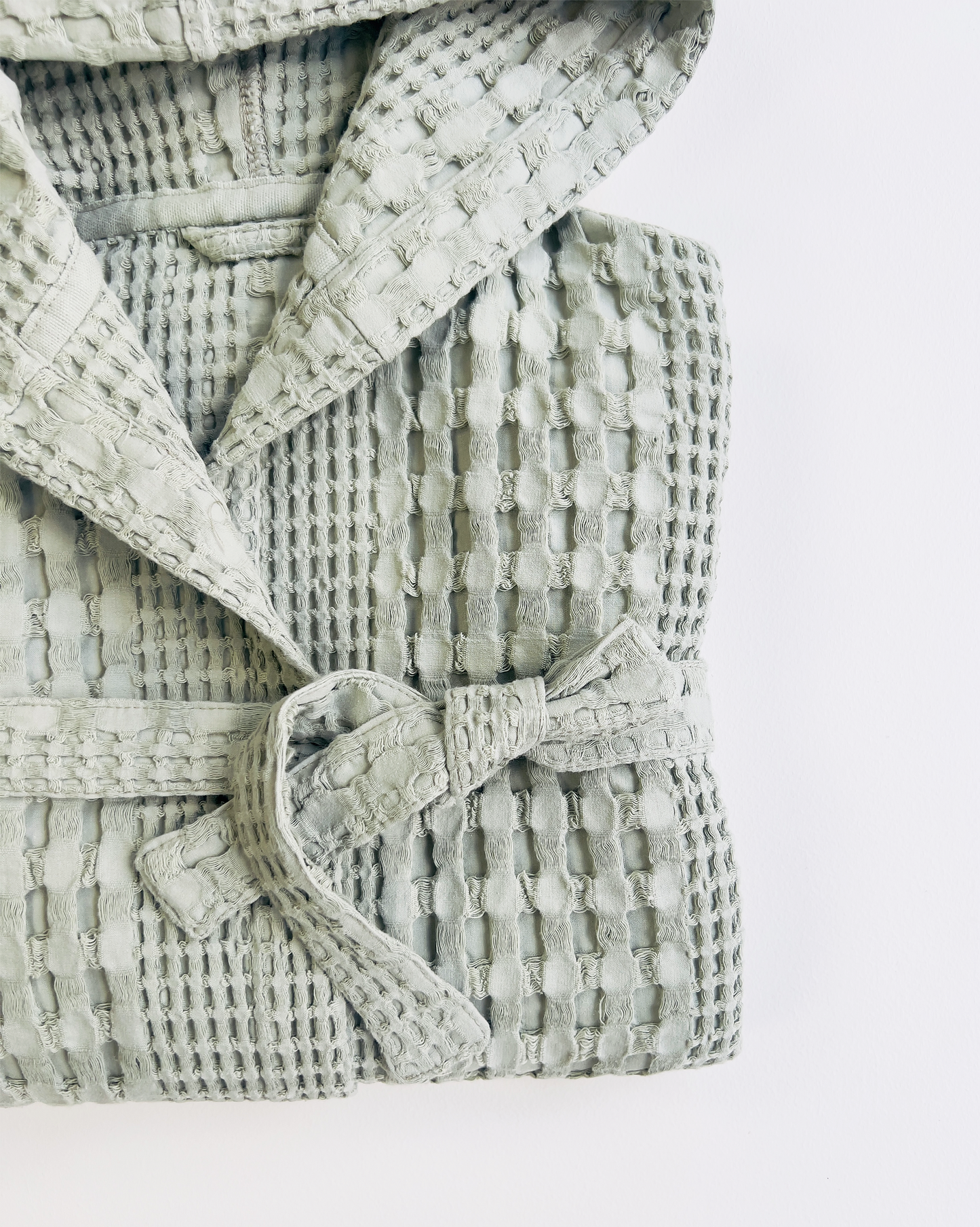 Organic Waffle Cotton Kids Bathrobe
