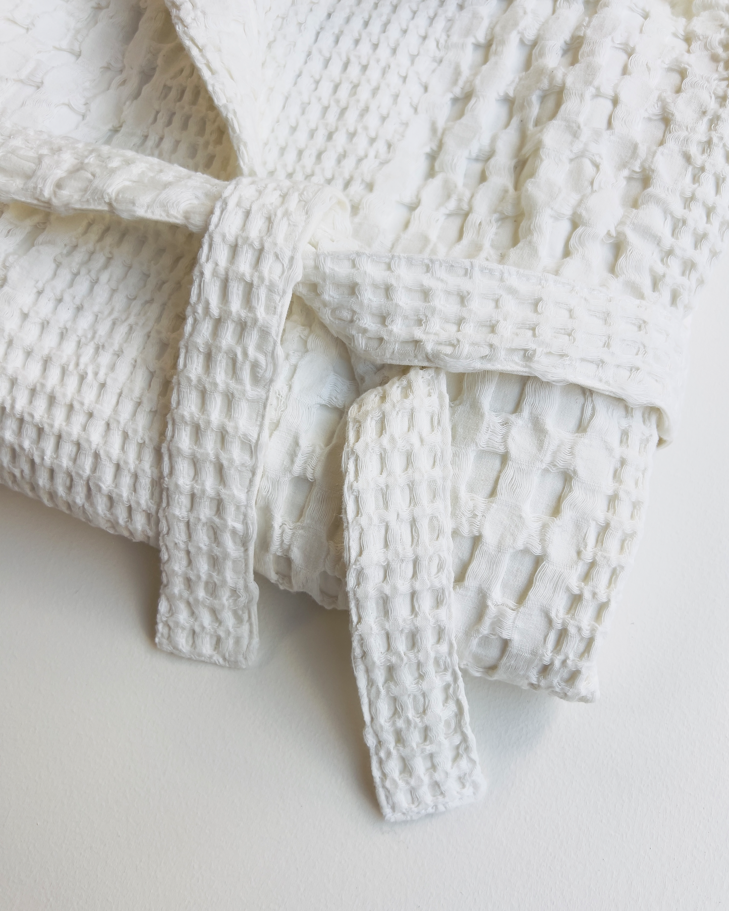Organic Waffle Cotton Kids Bathrobe
