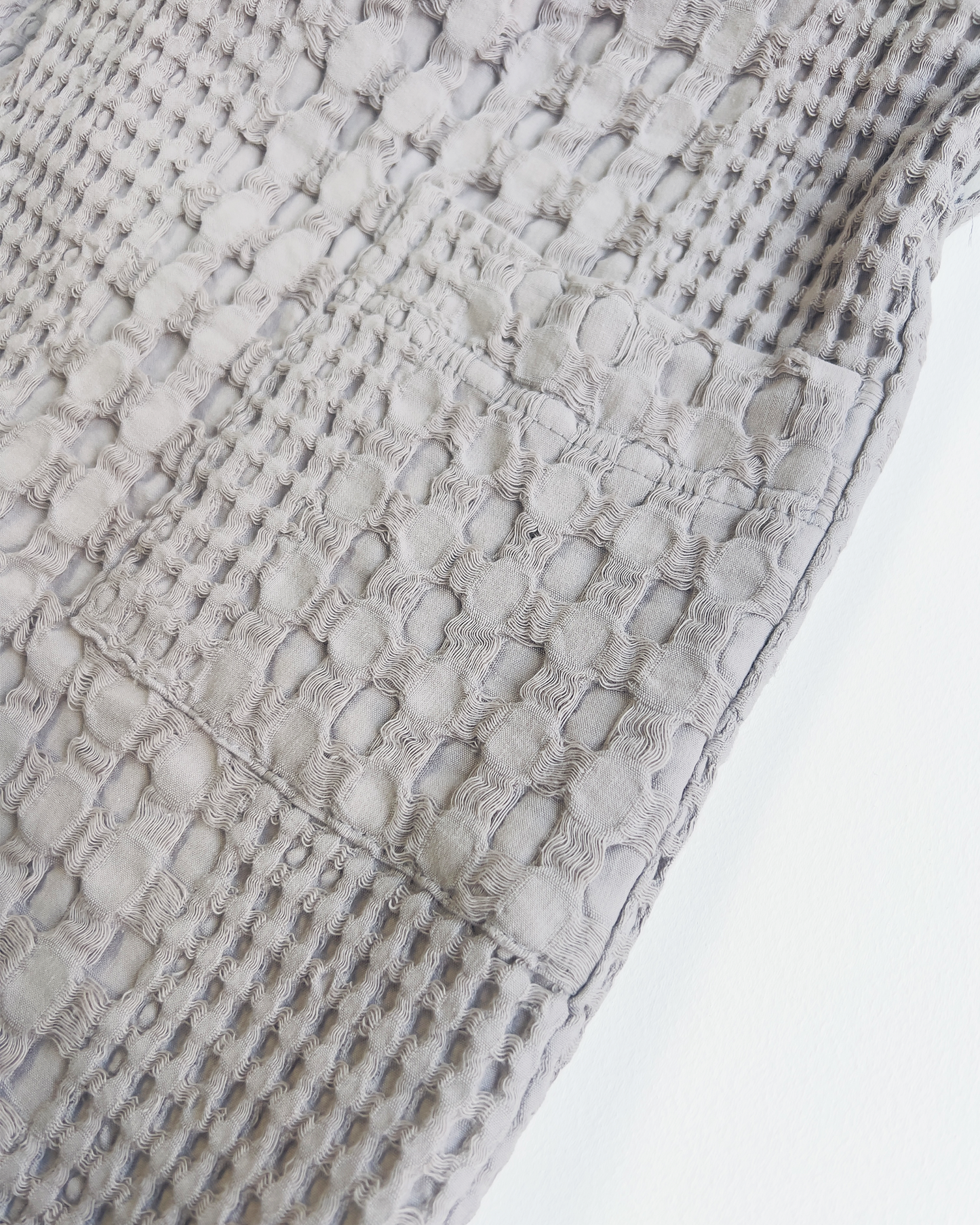 Organic Waffle Cotton Kids Bathrobe
