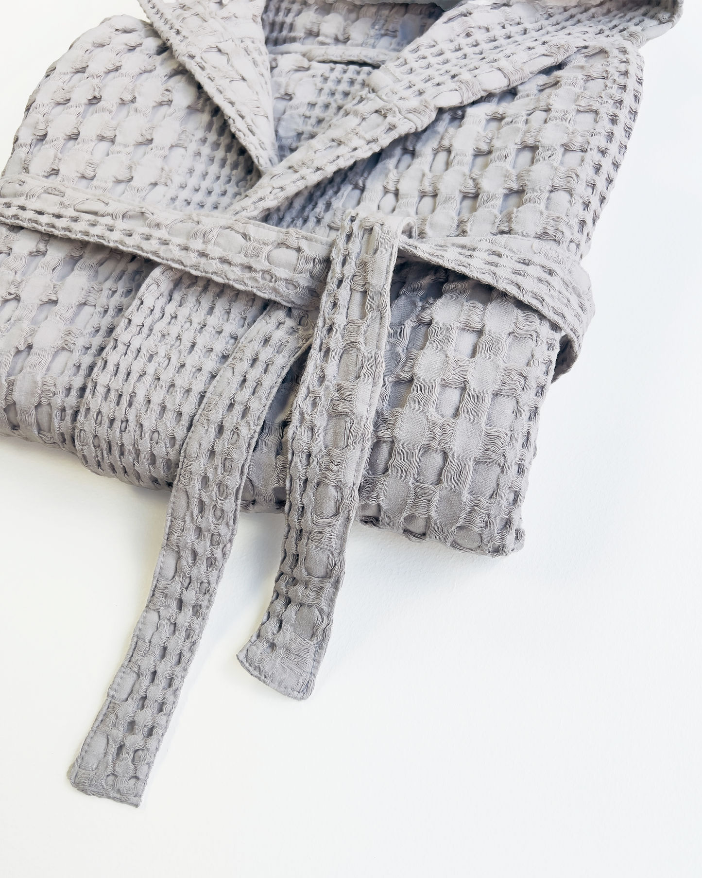 Organic Waffle Cotton Kids Bathrobe