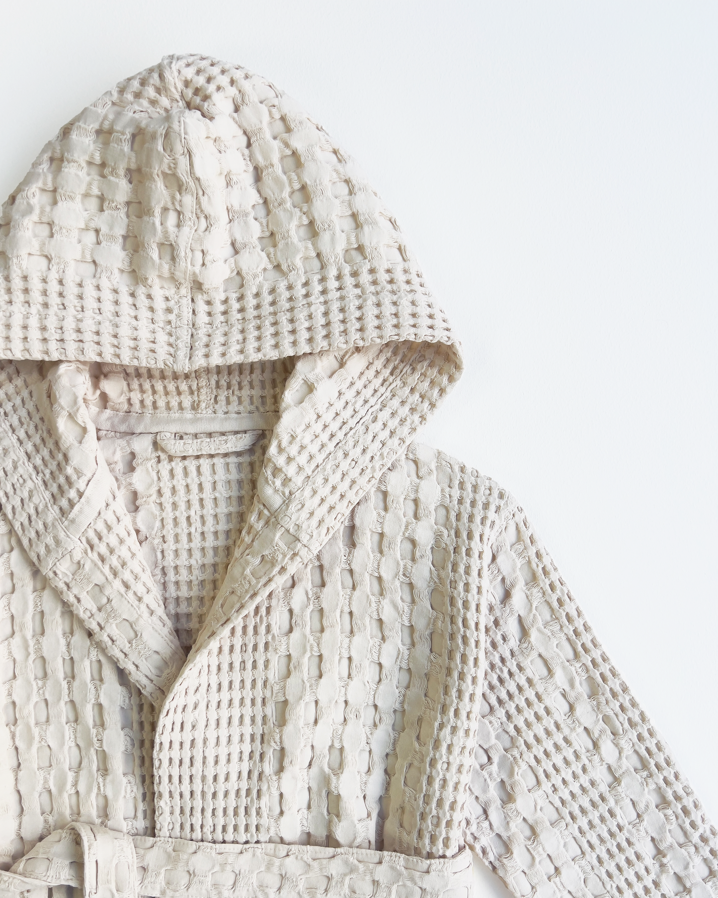 Organic Waffle Cotton Kids Bathrobe