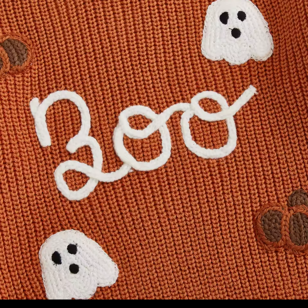 Kids Halloween Ghost Boo Sweater