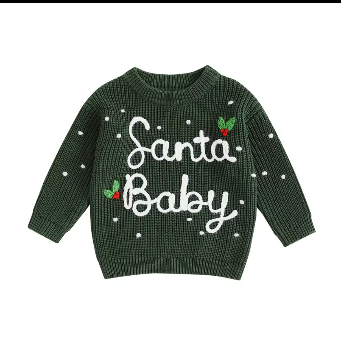 Kids Christmas SANTA BABY Sweater