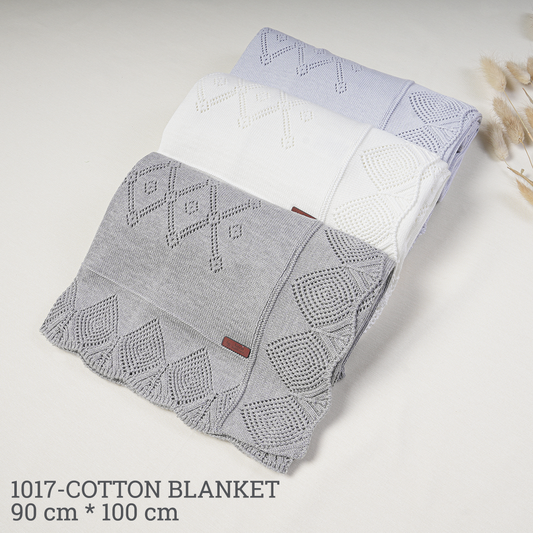 Luxury Pointelle 100% Cotton blanket