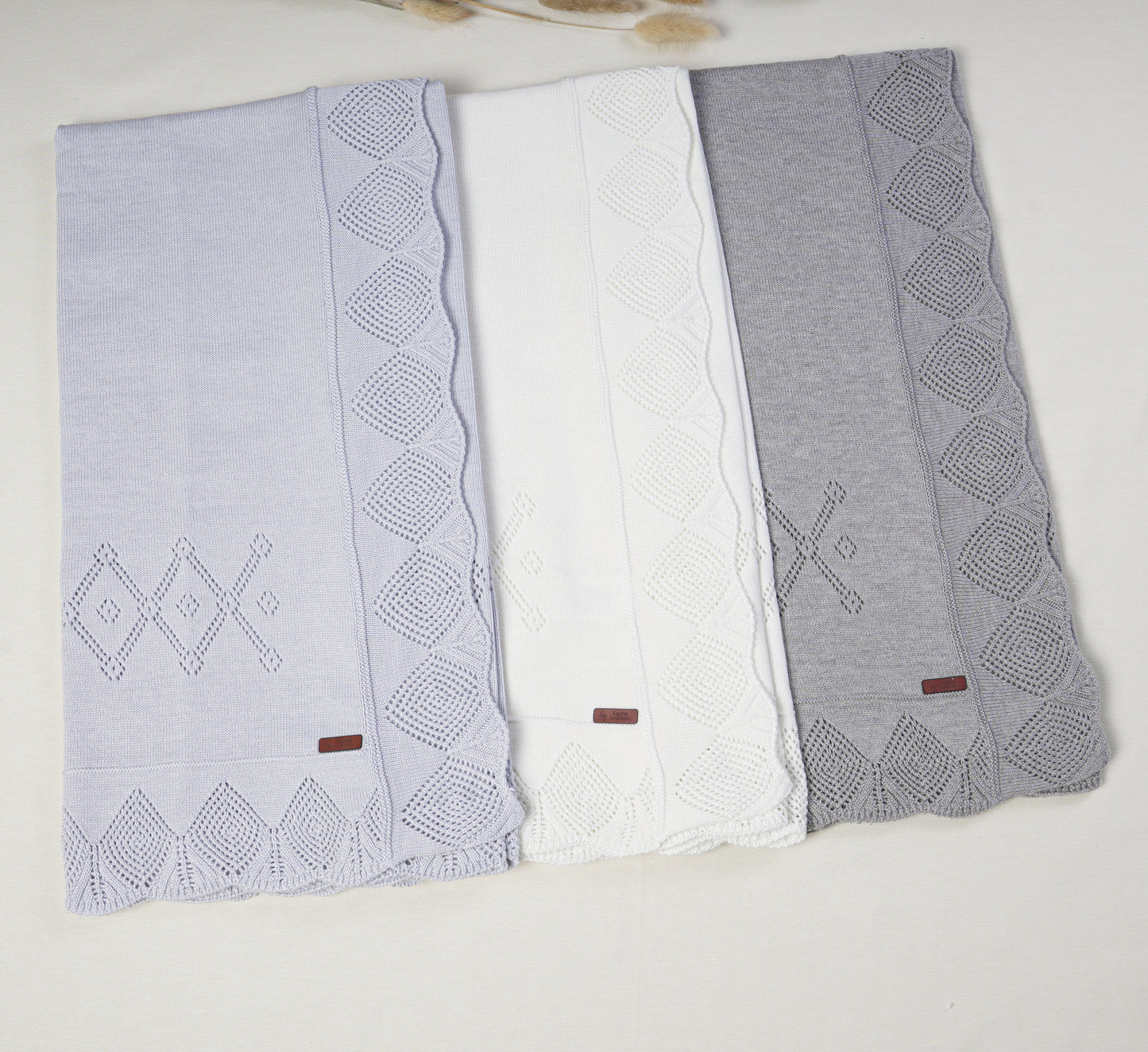 Luxury Pointelle 100% Cotton blanket