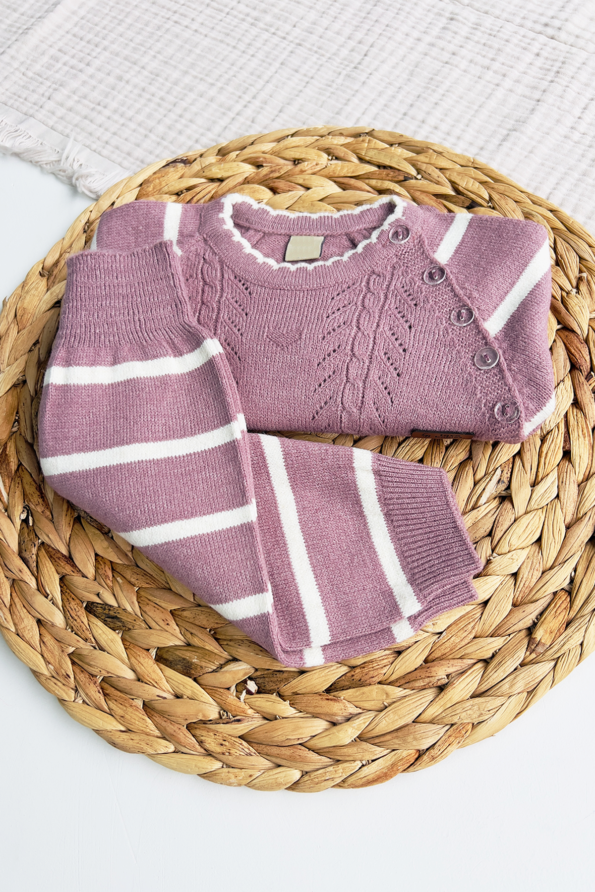 2 piece Baby Long sleeve Soft Knit set