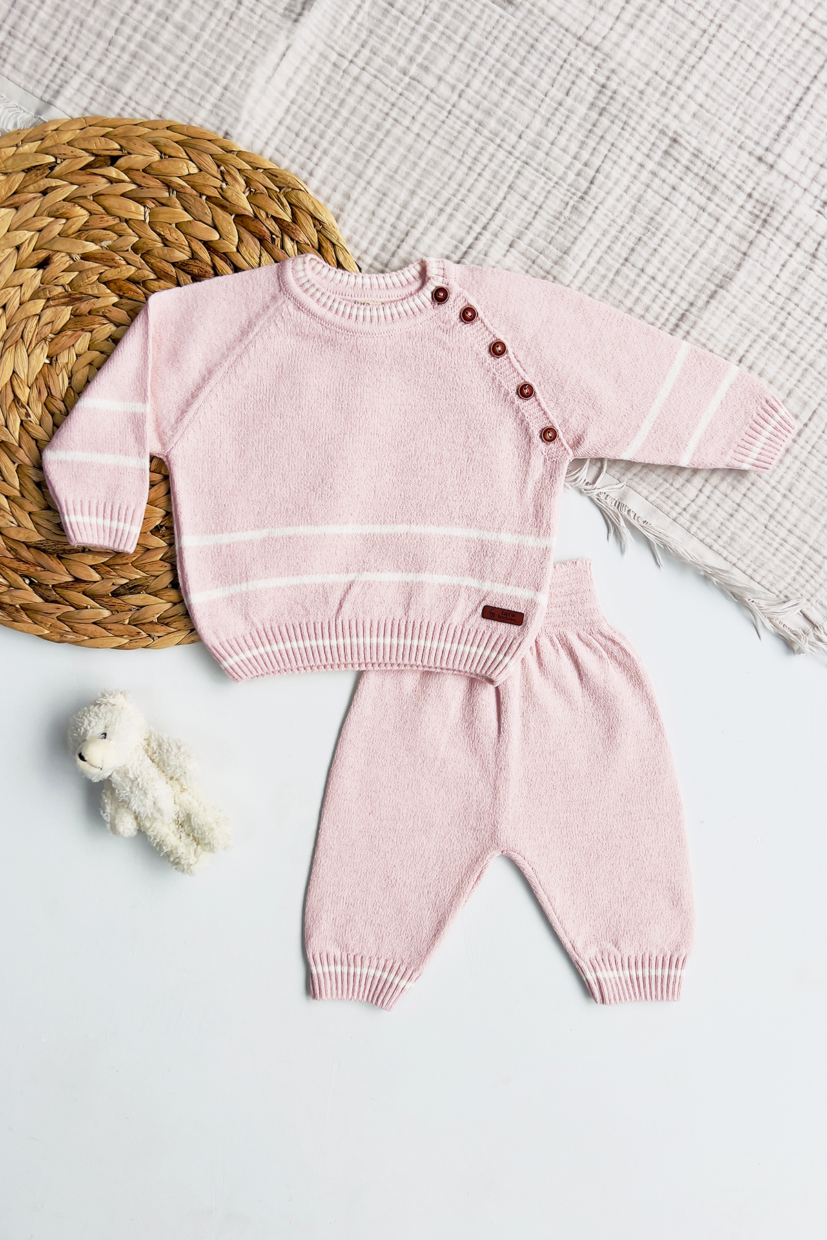 2 piece Baby Long sleeve Soft Knit set