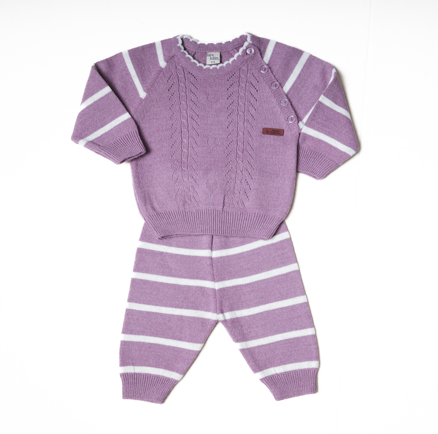 2 piece Baby Long sleeve Soft Knit set