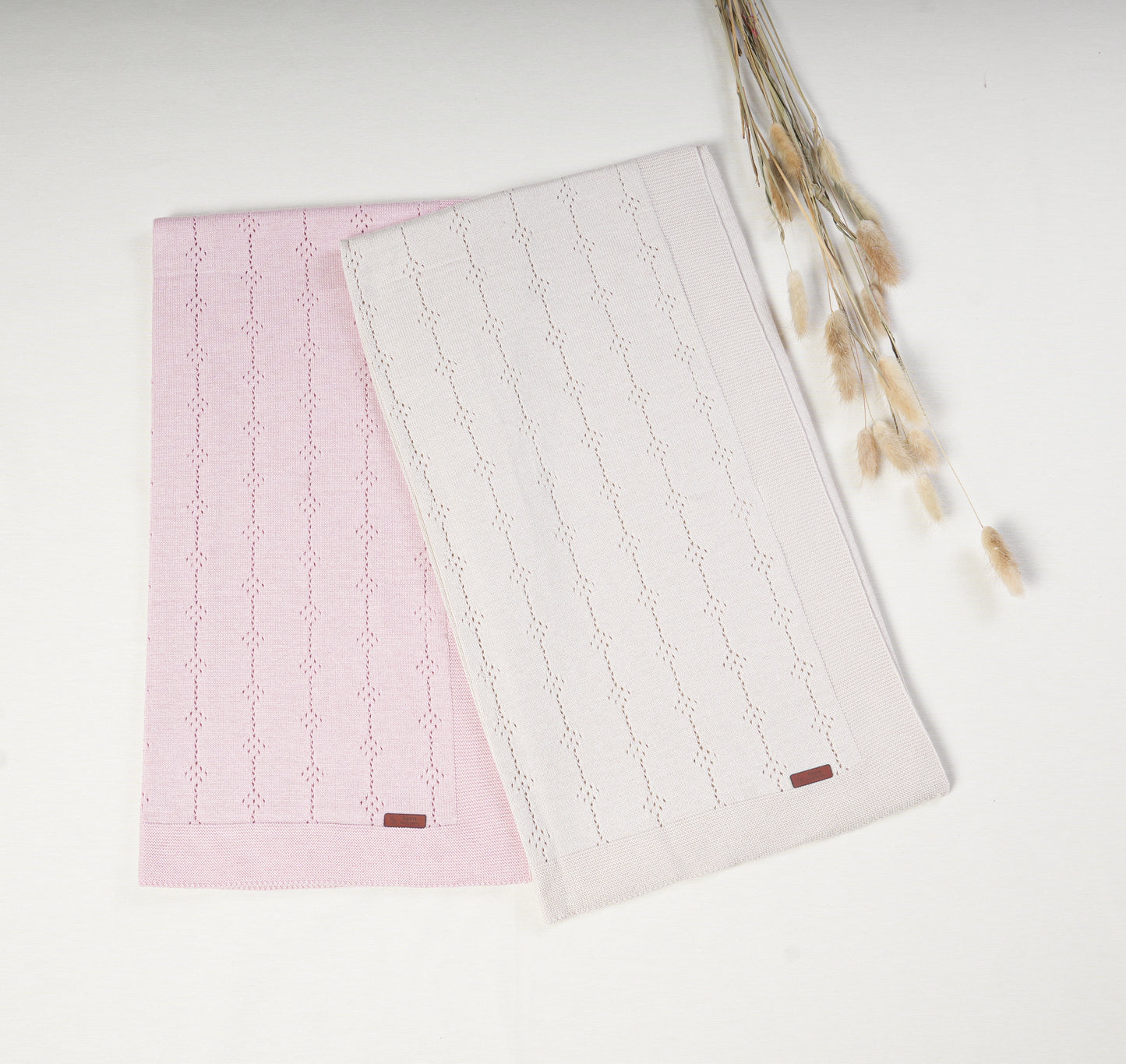 Baby 100% Pointelle Cotton Blanket