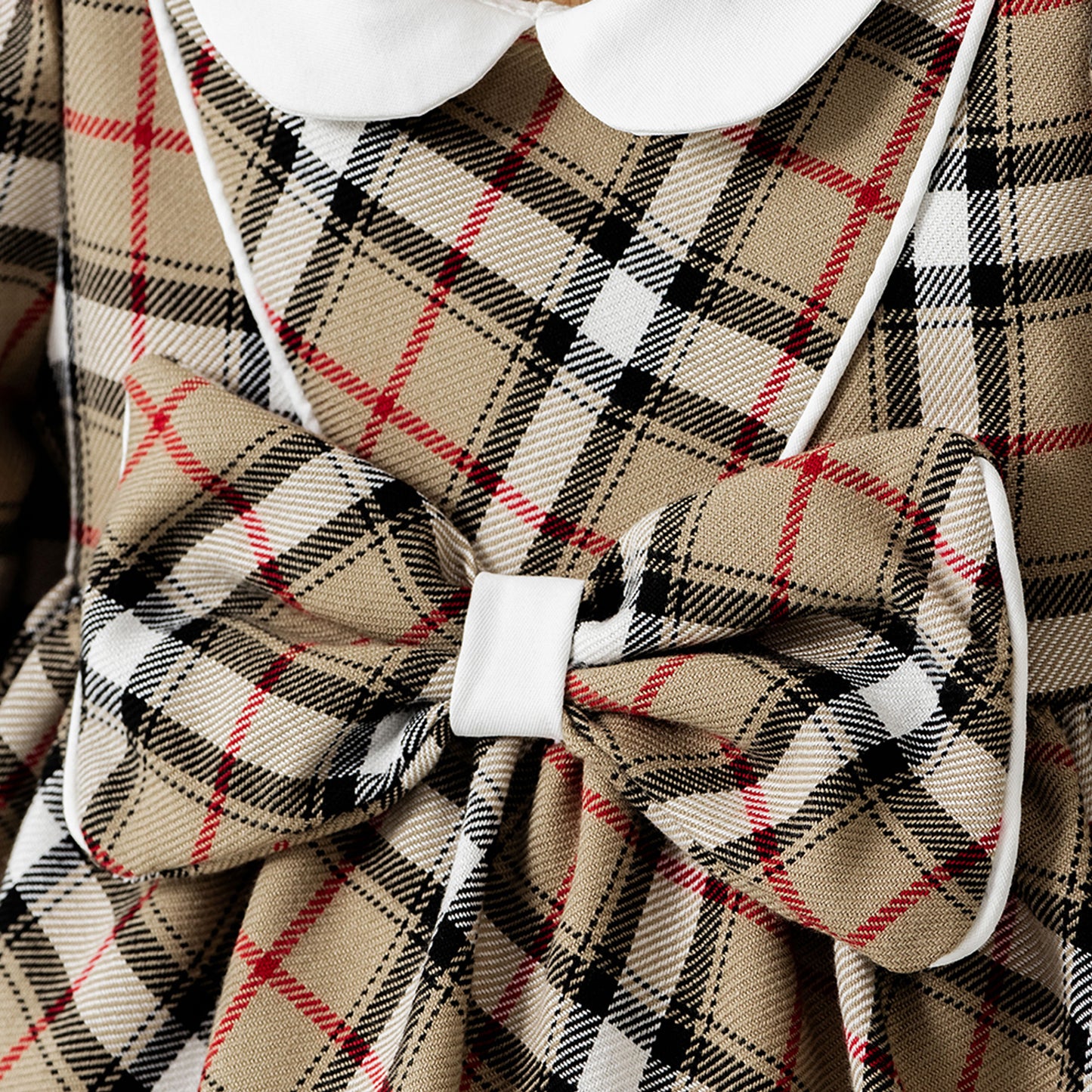 Pleated Holiday dress Brown