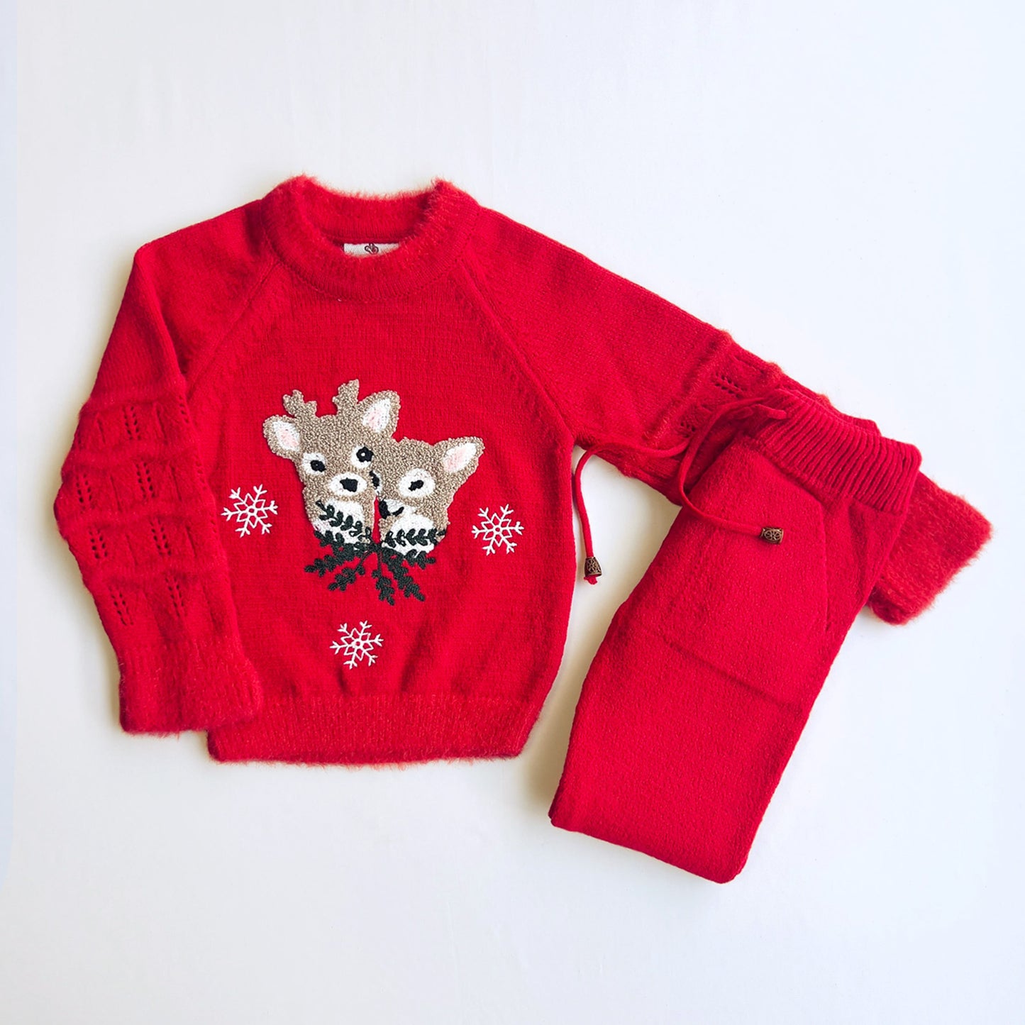 Christmas 2 Piece Knit Set for Toddlers