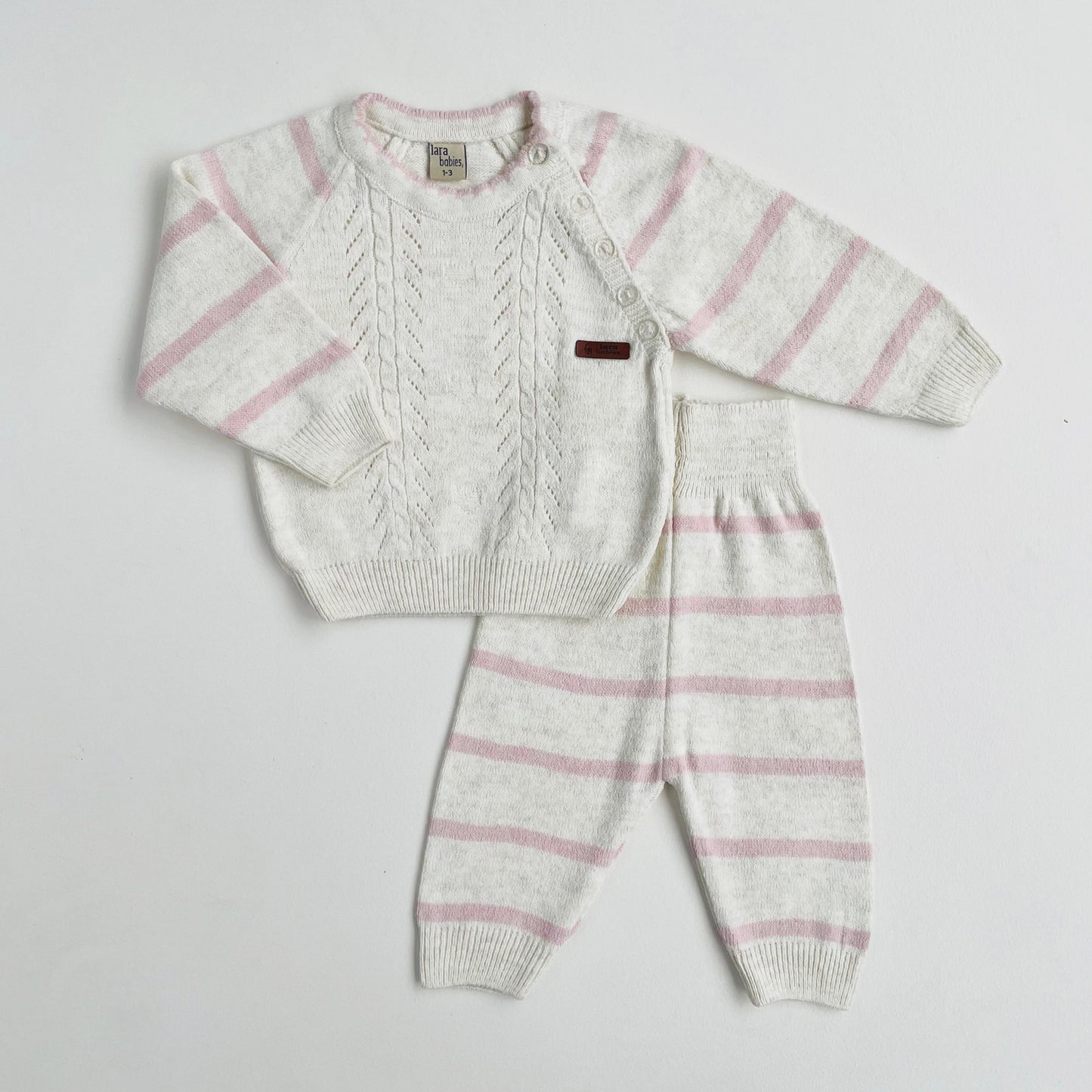 2 piece Baby Long sleeve Soft Knit set