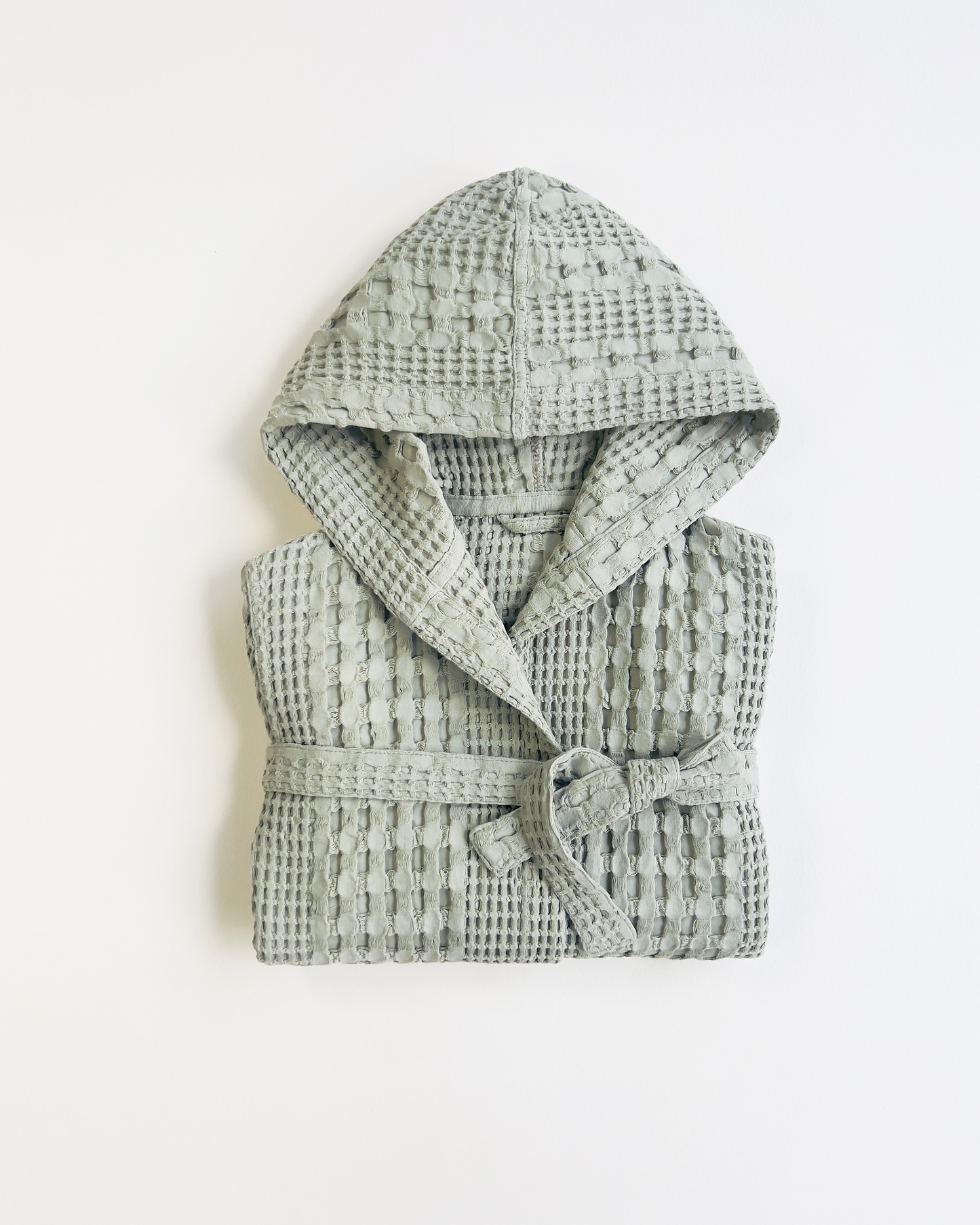 Organic Waffle Cotton Kids Bathrobe