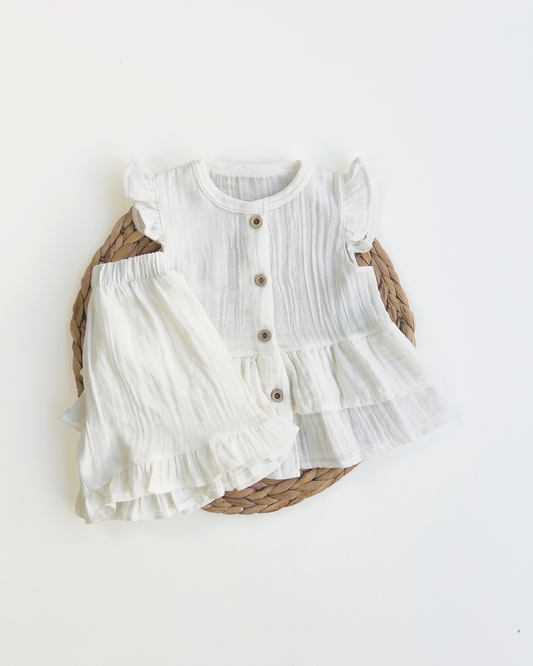 Girls Muslin Set "Ava"