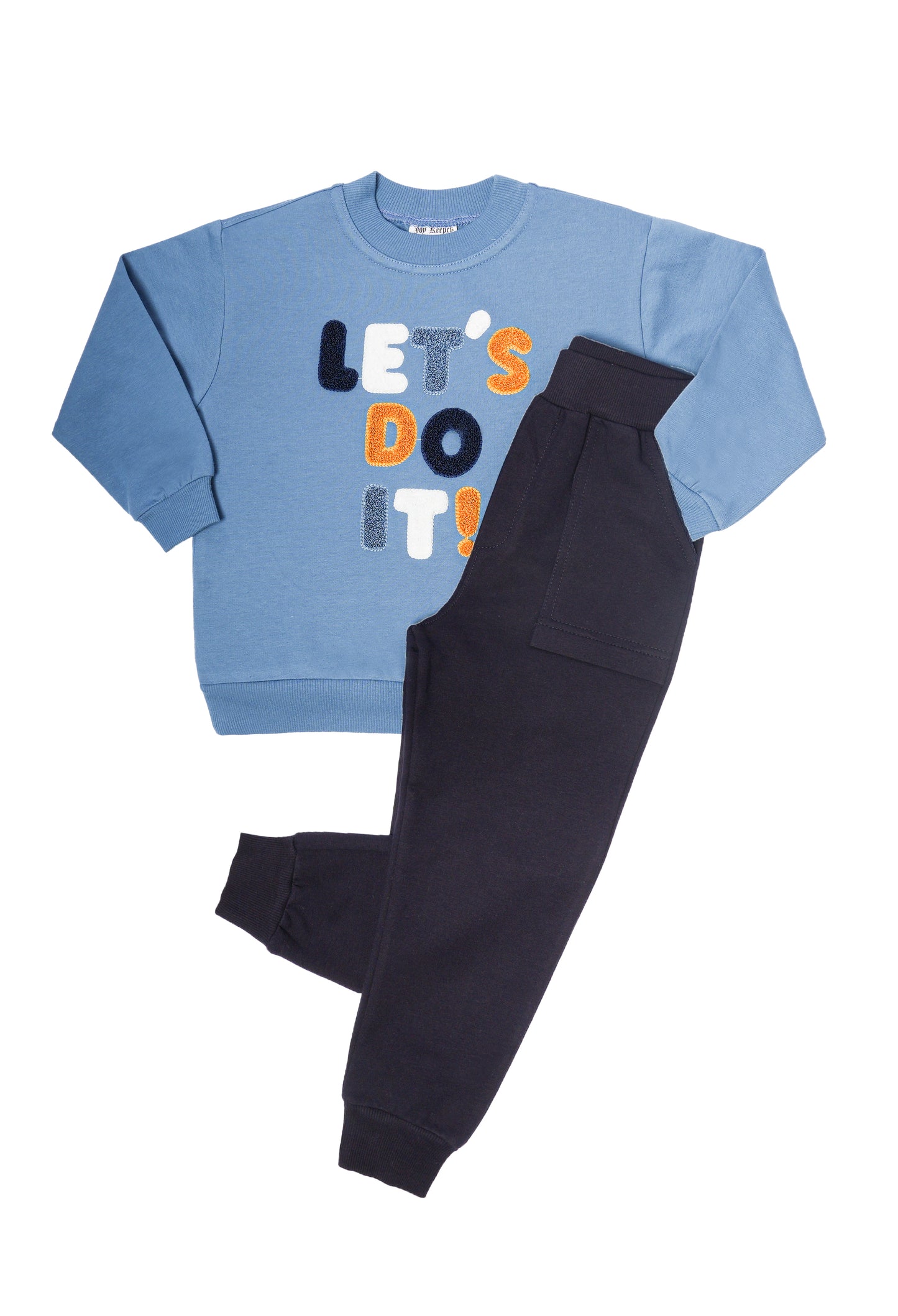 Boys Crewneck & Joggers Set "Let's Do It"