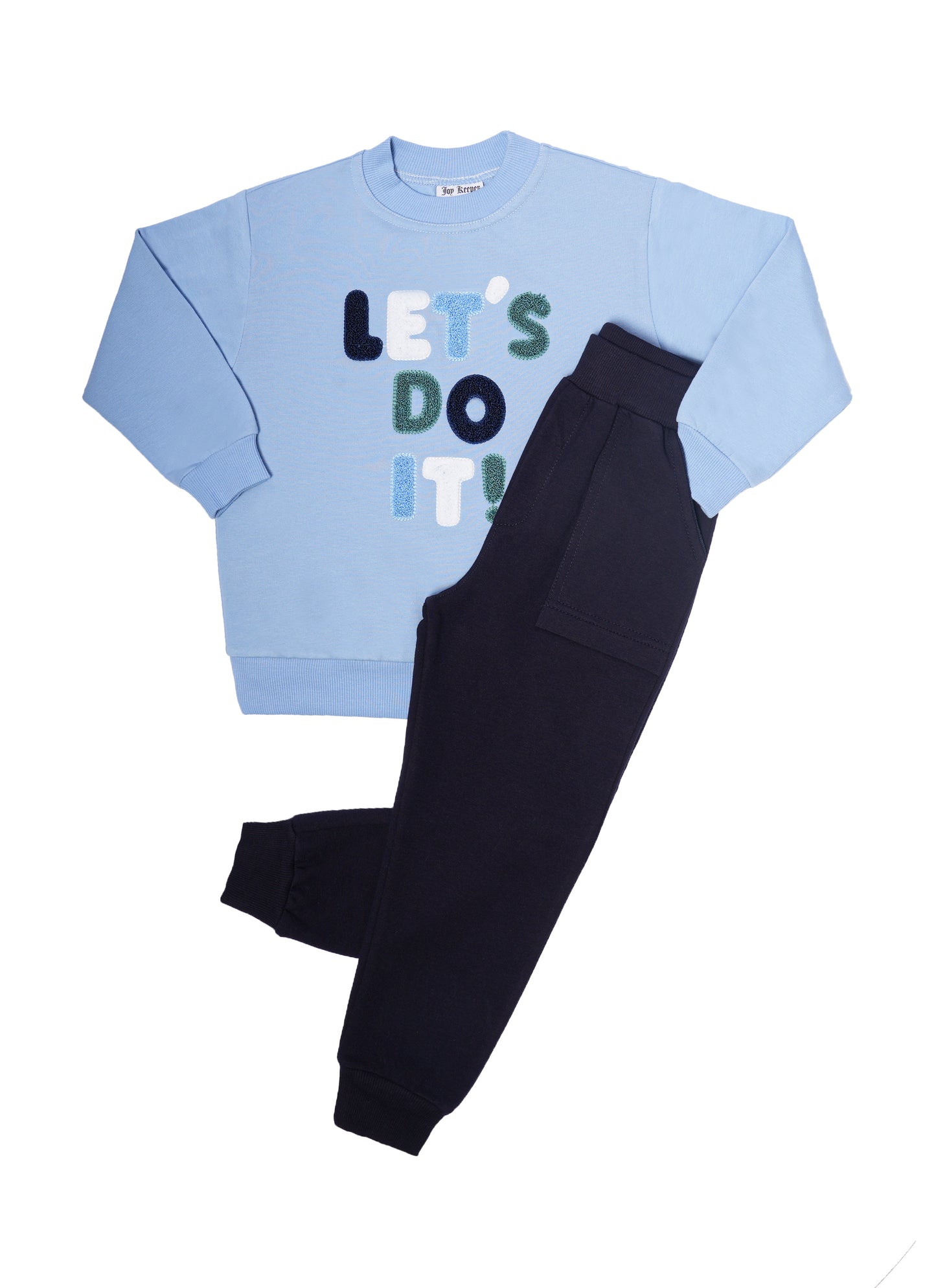 Boys Crewneck & Joggers Set "Let's Do It"