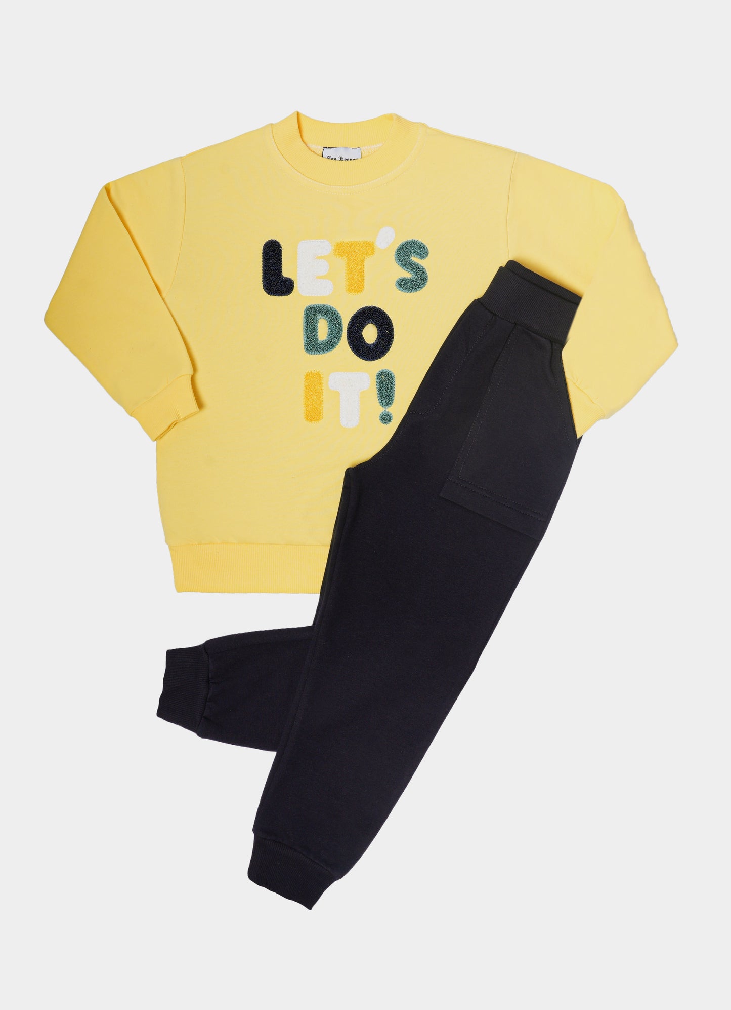 Boys Crewneck & Joggers Set "Let's Do It"