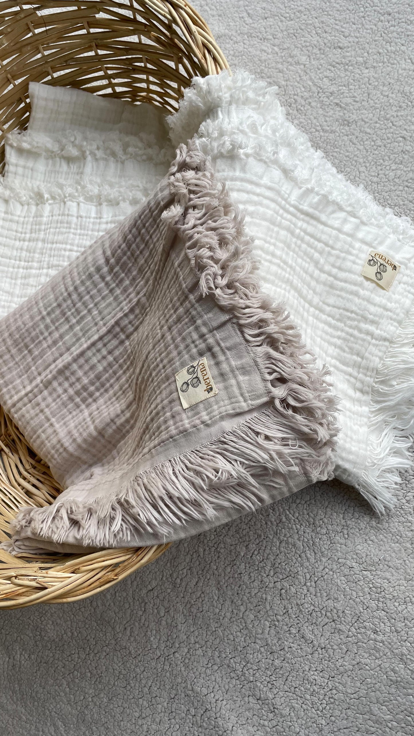 Organic Cotton Muslin Baby Blanket