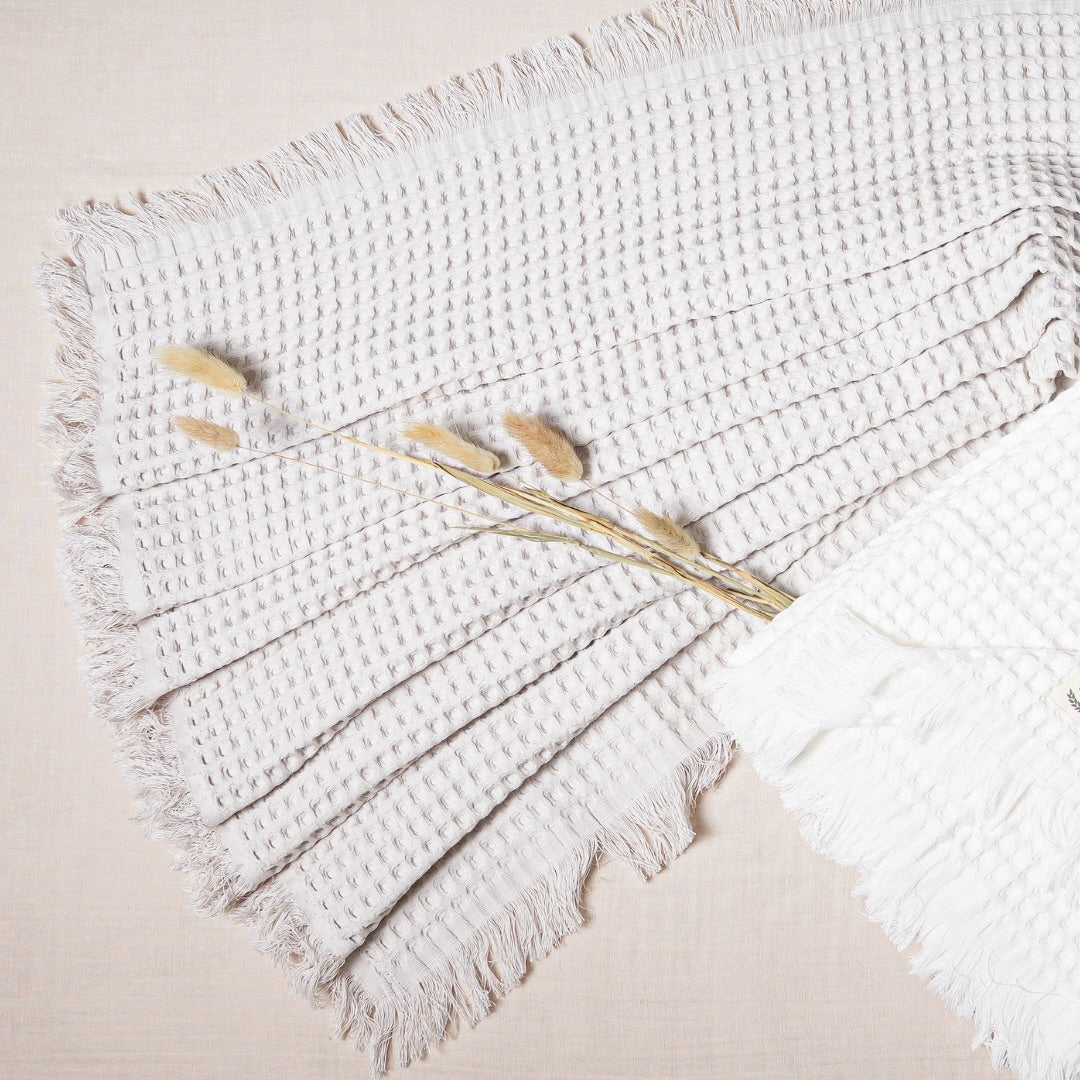 Organic Cotton Waffle Baby Blanket