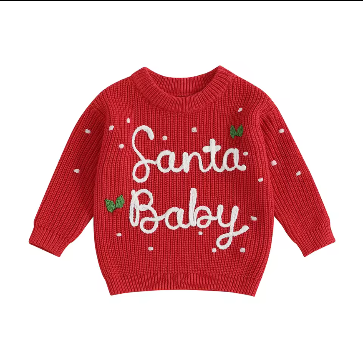 Kids Christmas SANTA BABY Sweater