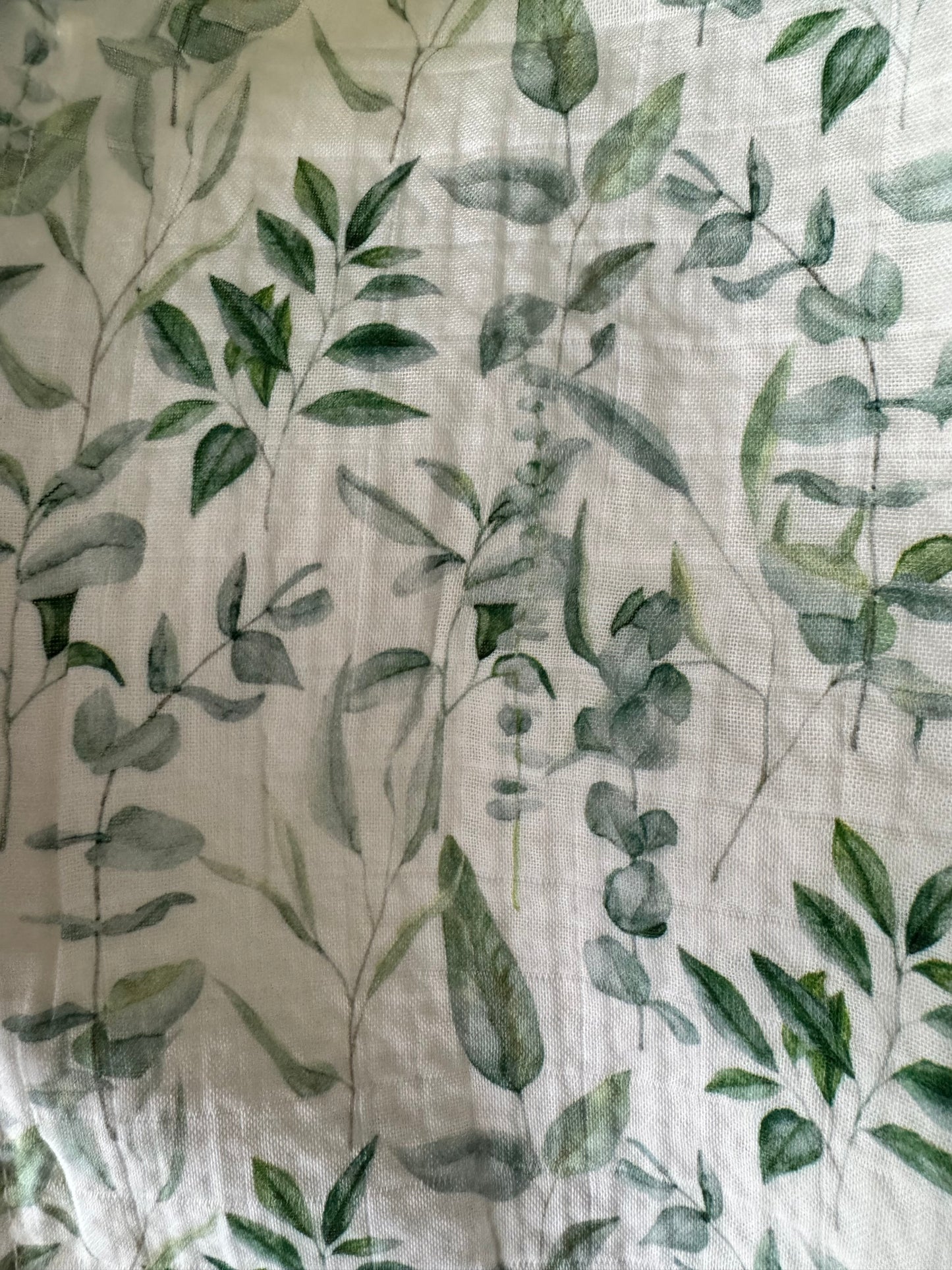 Reversible Baby Blanket Cream Botanical
