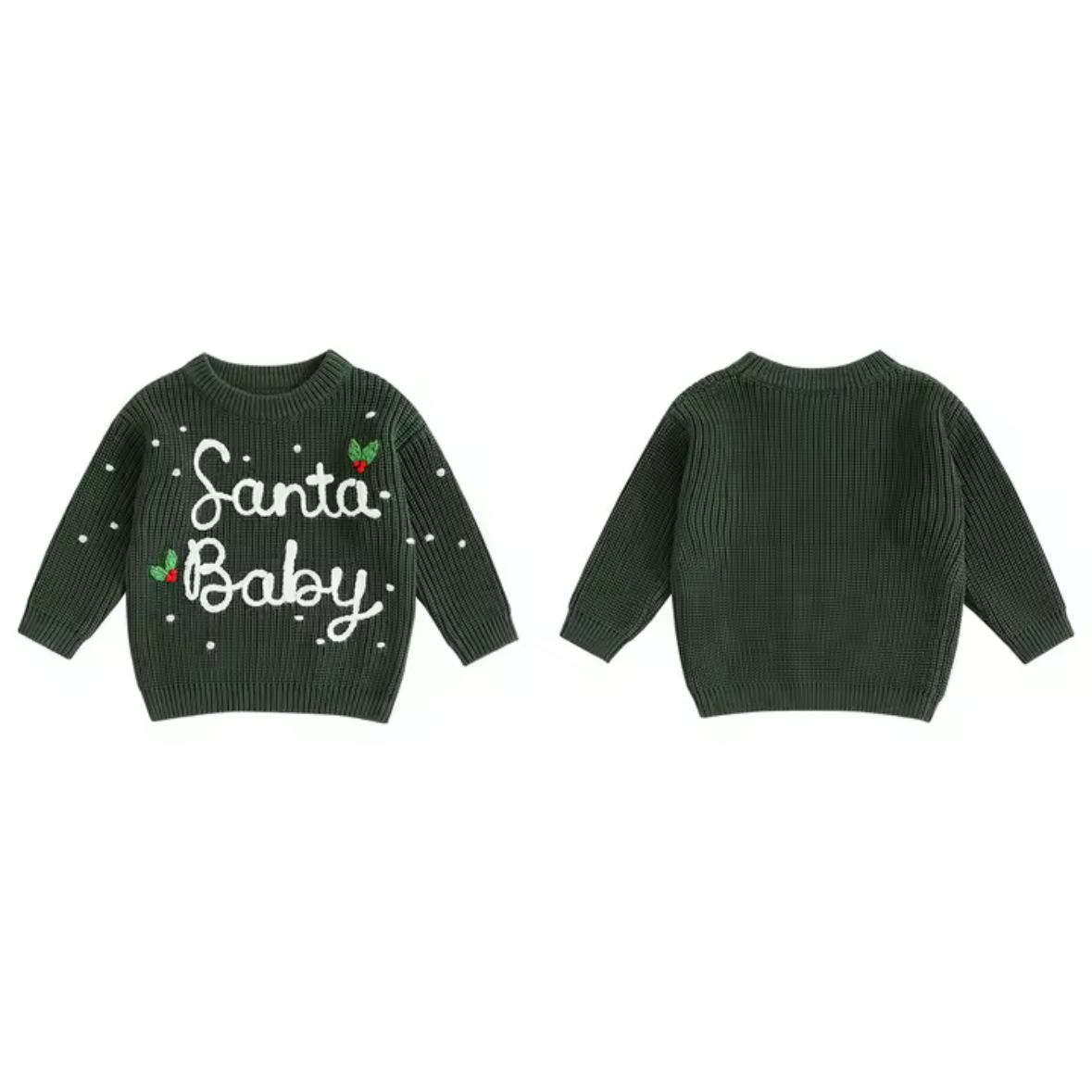 Kids Christmas SANTA BABY Sweater