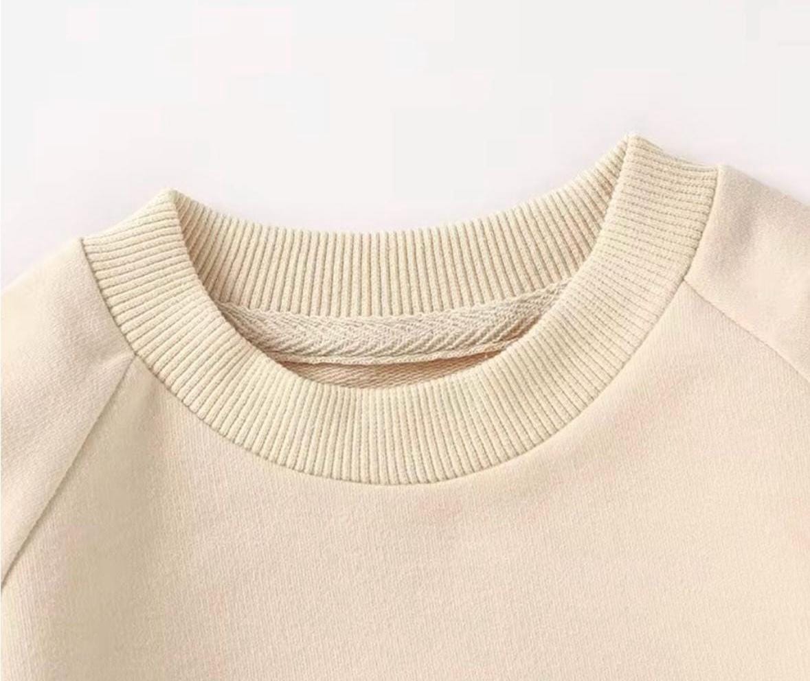 Baby Organic Cotton Crewneck & Joggers Set