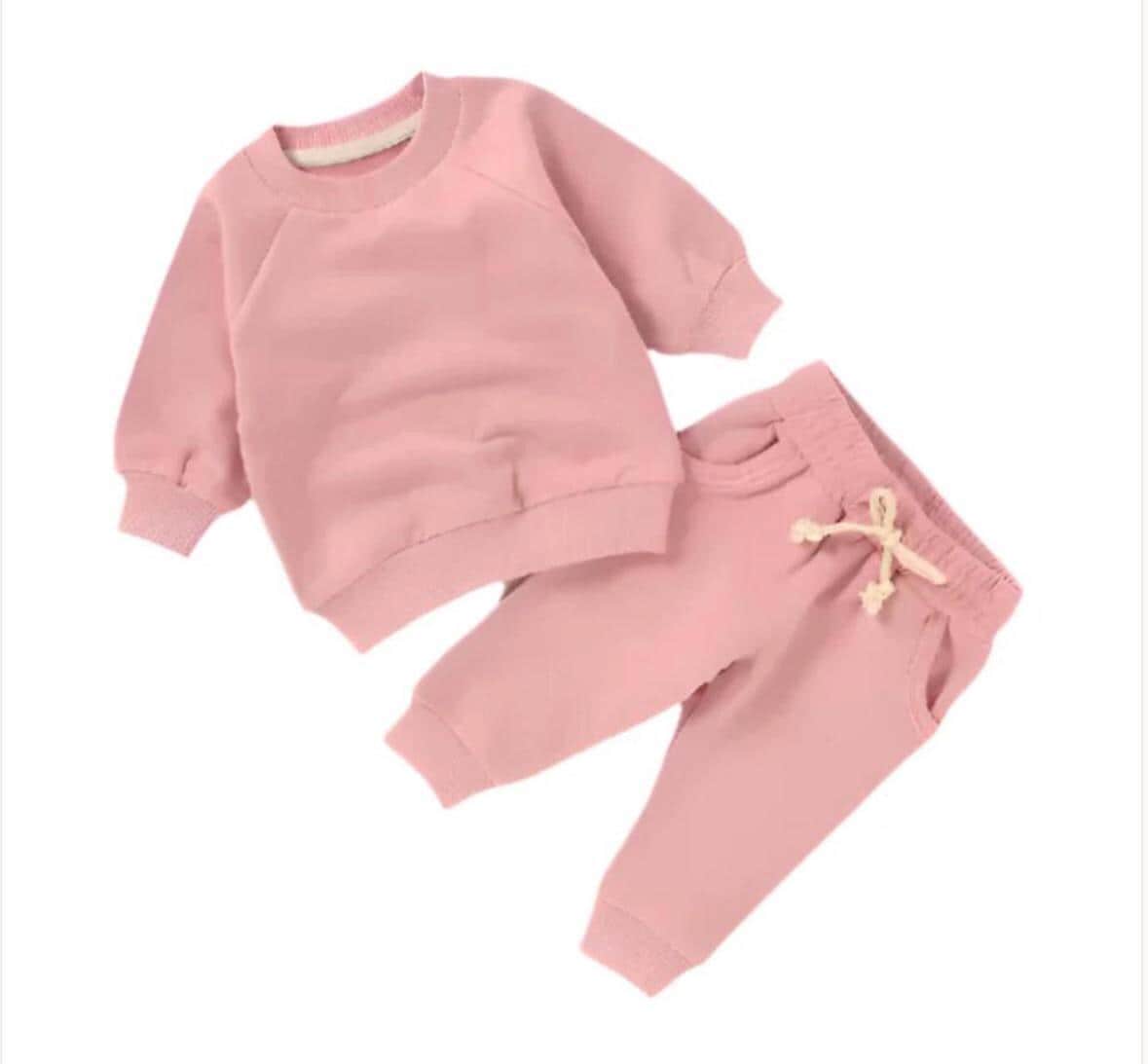 Baby Organic Cotton Crewneck & Joggers Set